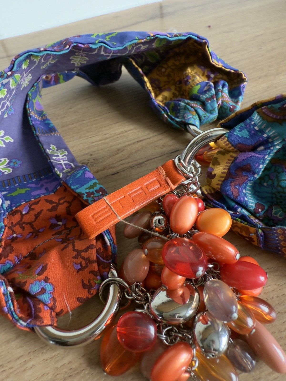 Etro 😍 Etro Multicolor Paisley Printed Silk Head Band Scarf Belt Size ONE SIZE - 5 Thumbnail