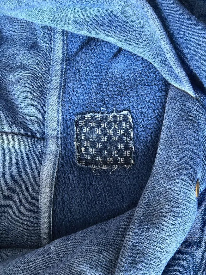 Visvim visvim Blue Batik hoodie 2506-Nextarrow Size US XL / EU 56 / 4 - 3 Thumbnail