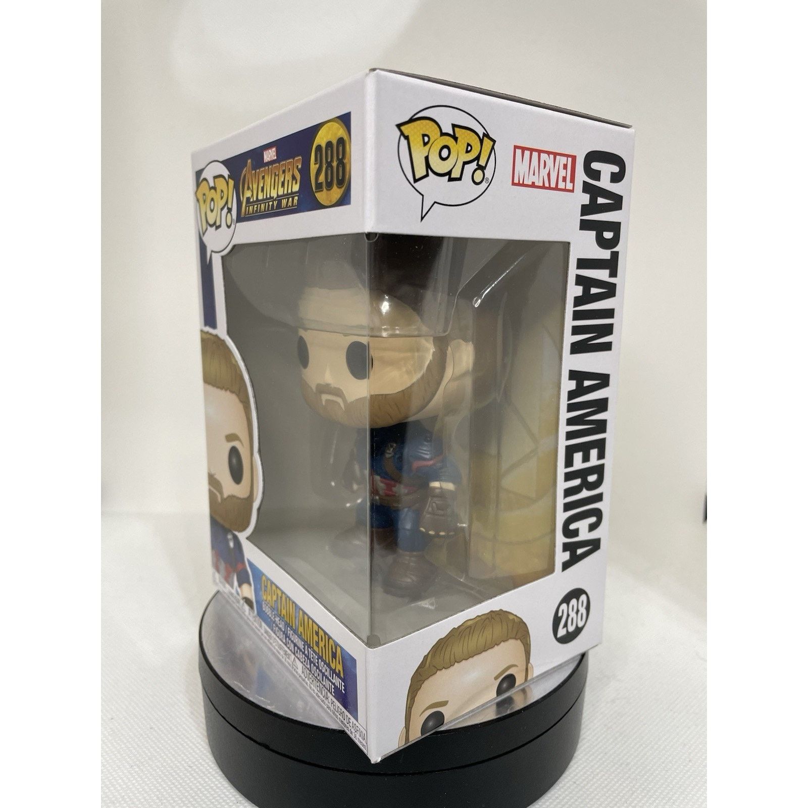 Marvel Comics Funko Pop! Captain America #288 Avengers Infinity War Size ONE SIZE - 2 Thumbnail