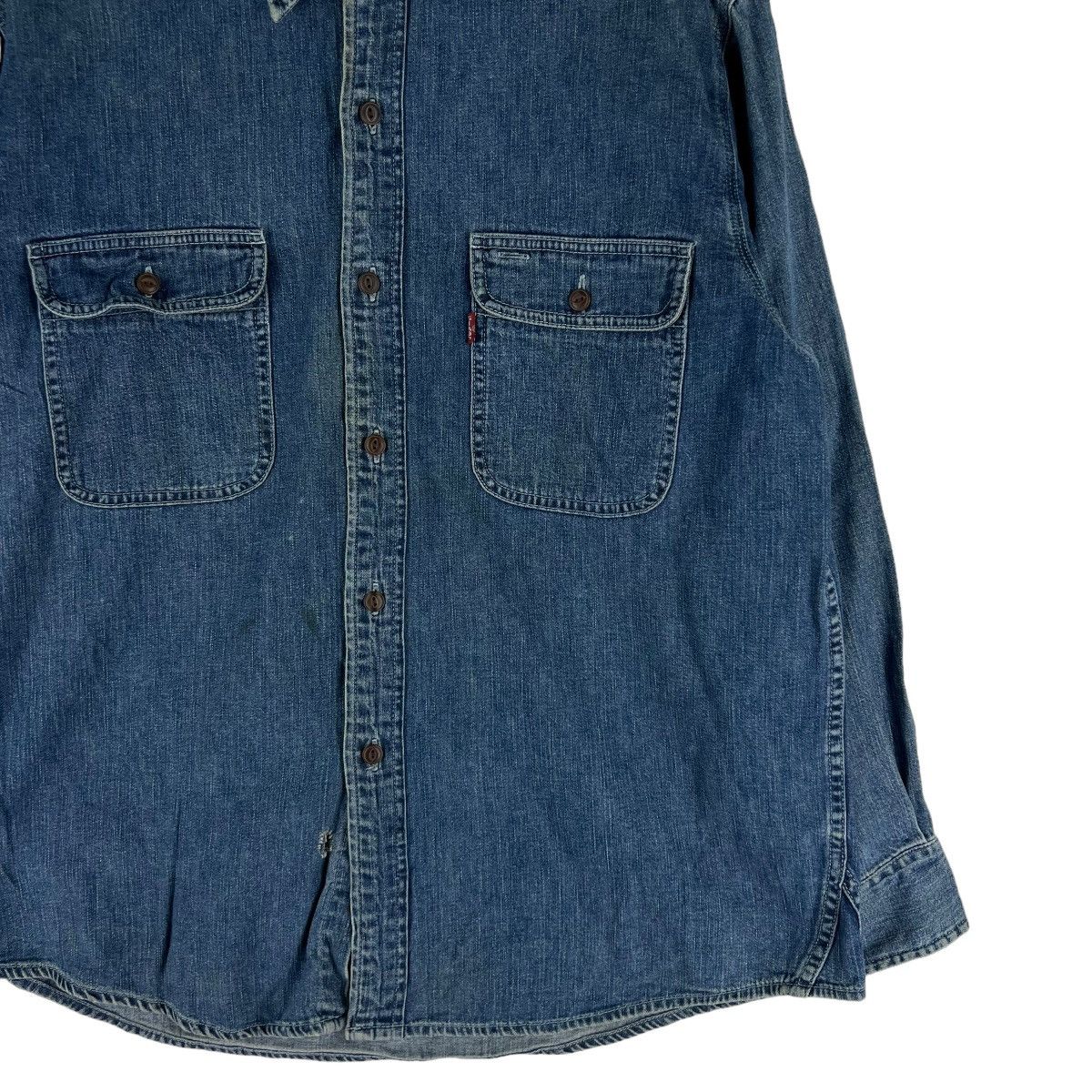 Levi's 🔥VINTAGE LEVI’S SHIRT DENIM BUTTON UPS UNION MADE Size US S / EU 44-46 / 1 - 5 Thumbnail