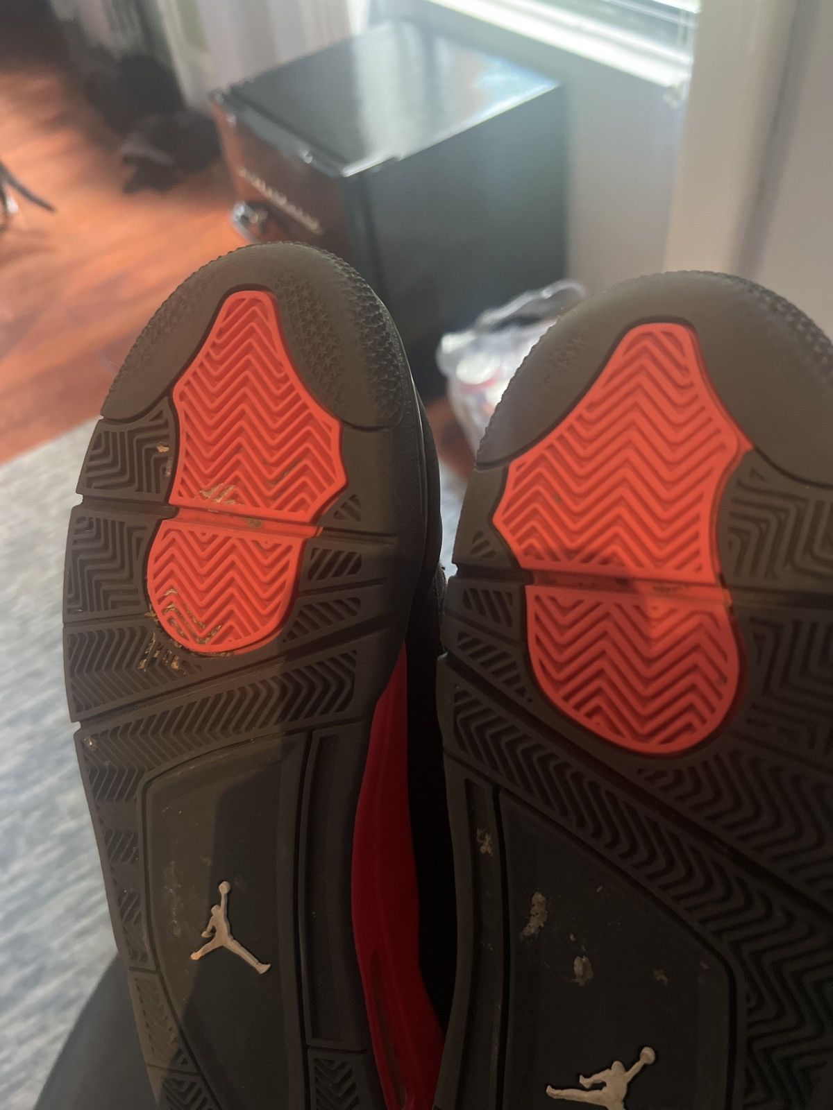 Jordan Brand × Nike Jordan 4 Red Thunder Size US 11.5 / EU 44-45 - 5 Thumbnail
