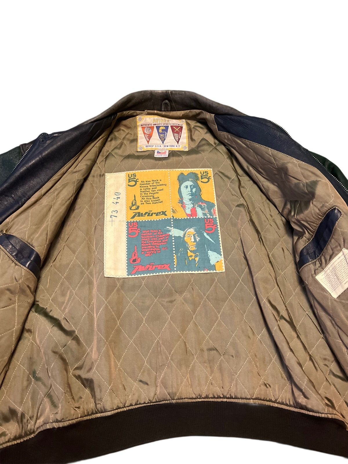 Avirex Avirex Varsity Leather - Kiowa Tribe Classic Size US XXL / EU 58 / 5 - 4 Thumbnail