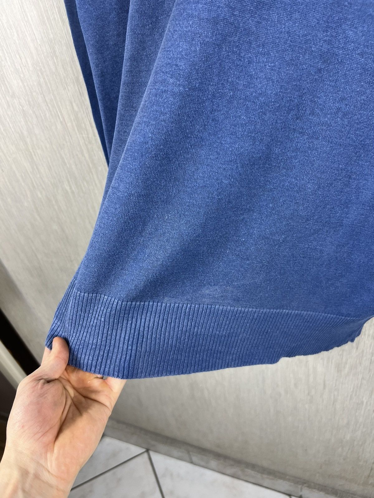 Ralph Lauren Ralph Lauren cotton linen thin v-neck sweater pirate flag Size US XL / EU 56 / 4 - 8 Thumbnail
