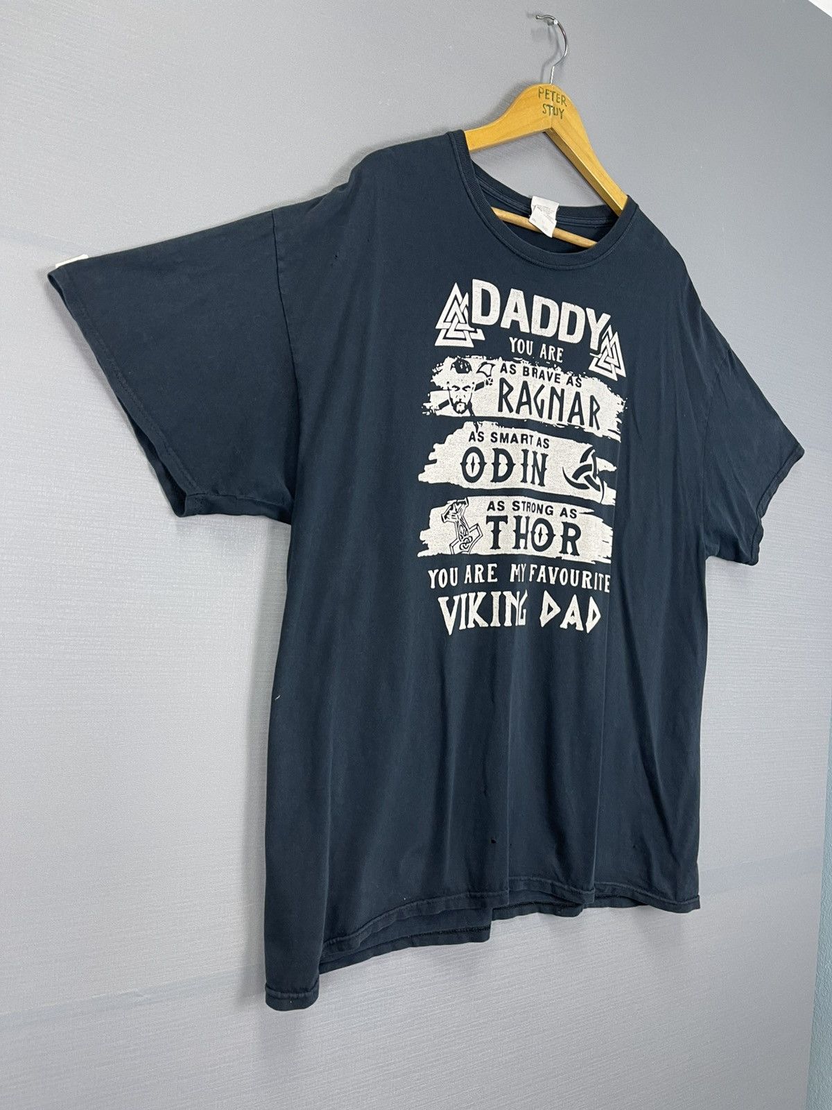 Vintage Vintage Favorite Viking Dad T-Shirt Size US XL / EU 56 / 4 - 4 Thumbnail