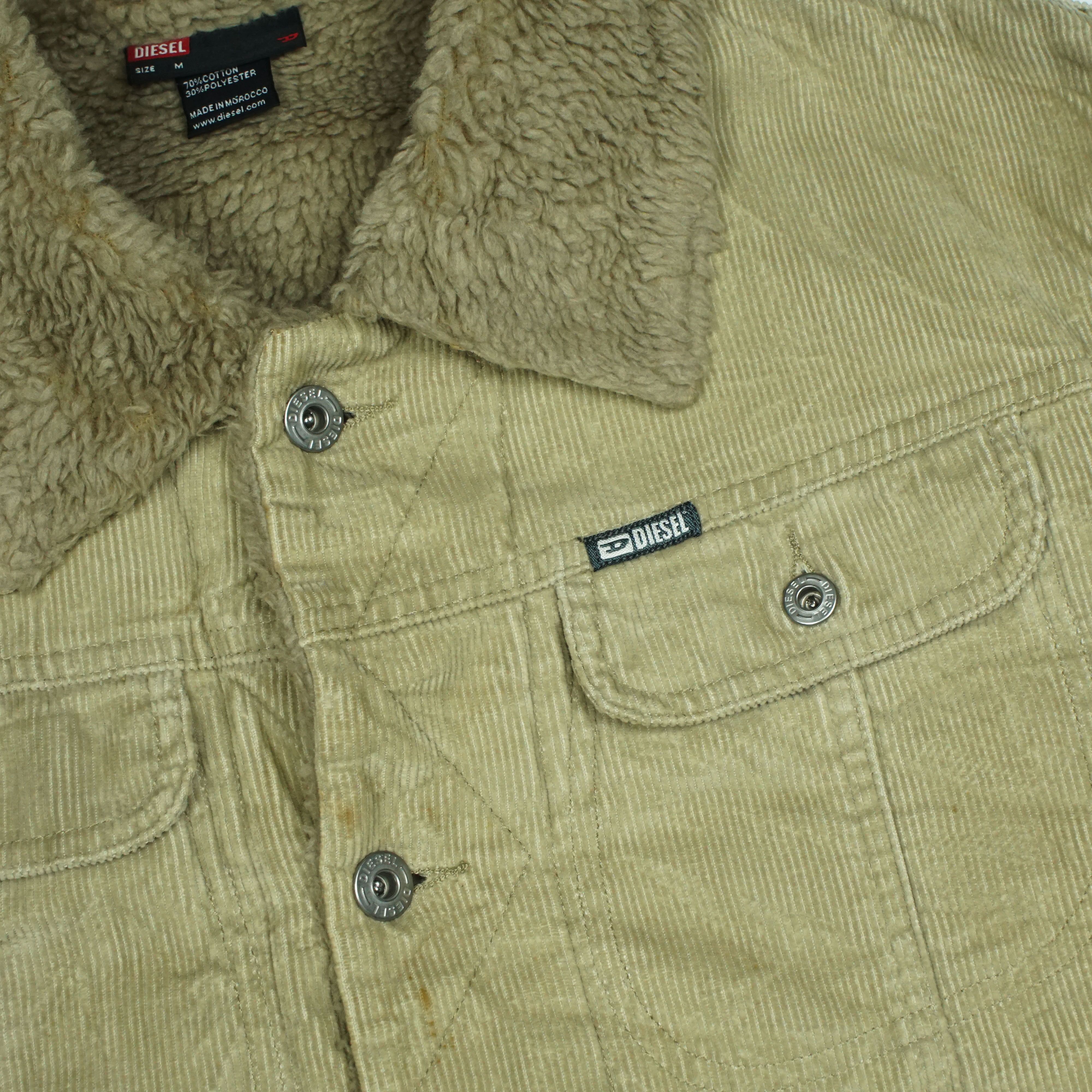 Diesel *NoTariff Diesel Corduroy Sherpa Jacket Size US M / EU 48-50 / 2 - 3 Thumbnail