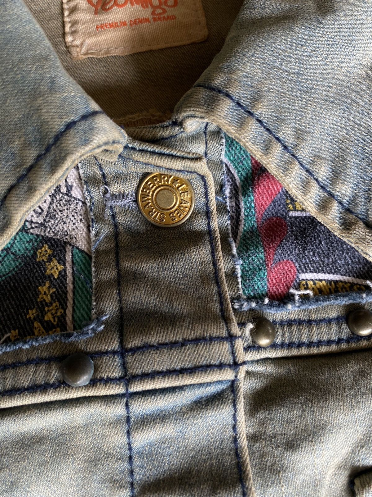 If Six Was Nine YEOMIGO PUNK DENIM VEST JACKET Size US S / EU 44-46 / 1 - 8 Thumbnail
