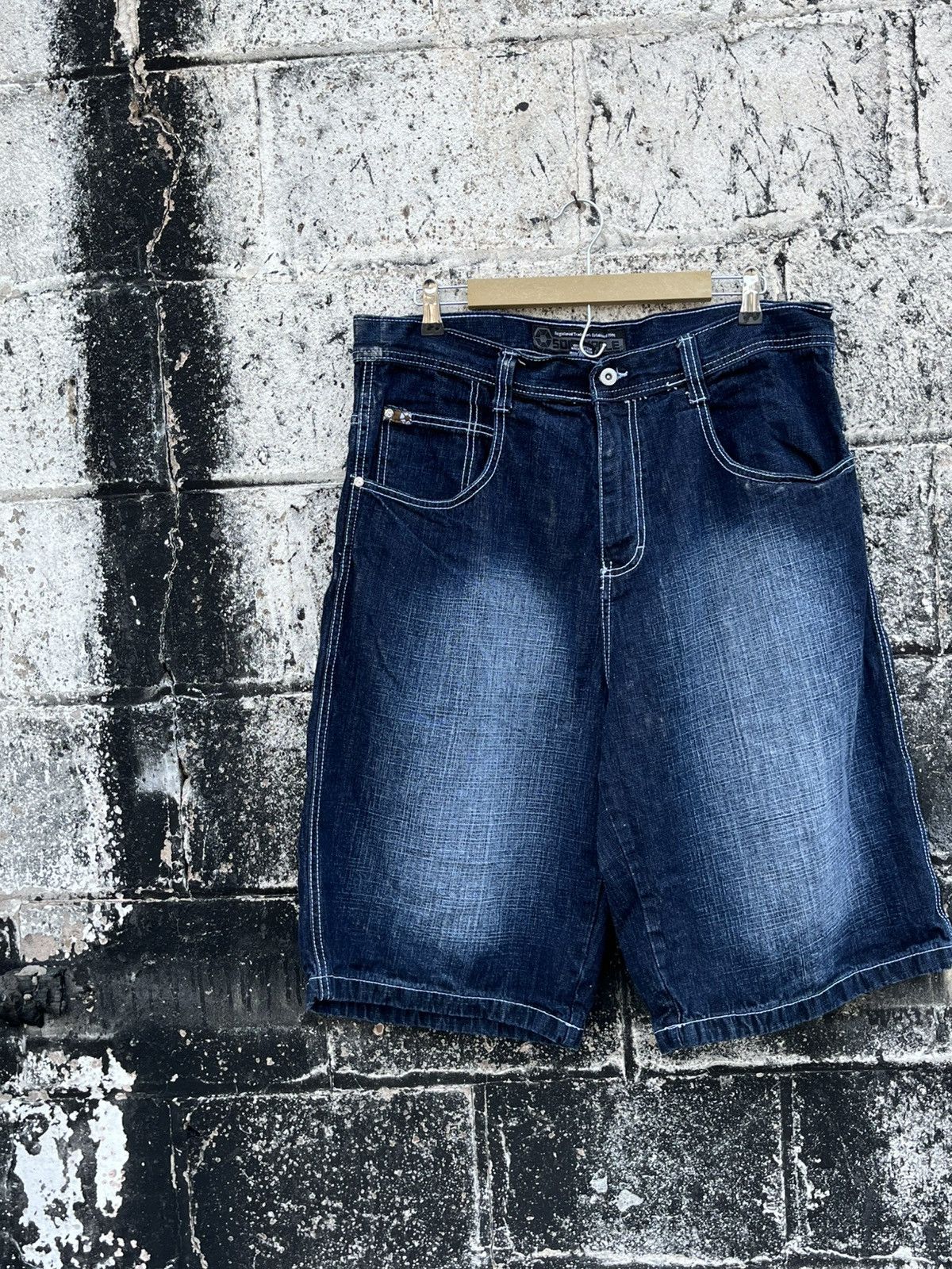 Other Southpole baggy fit faded denim jorts skater hype rare Size US 36 / EU 52 - 7 Thumbnail