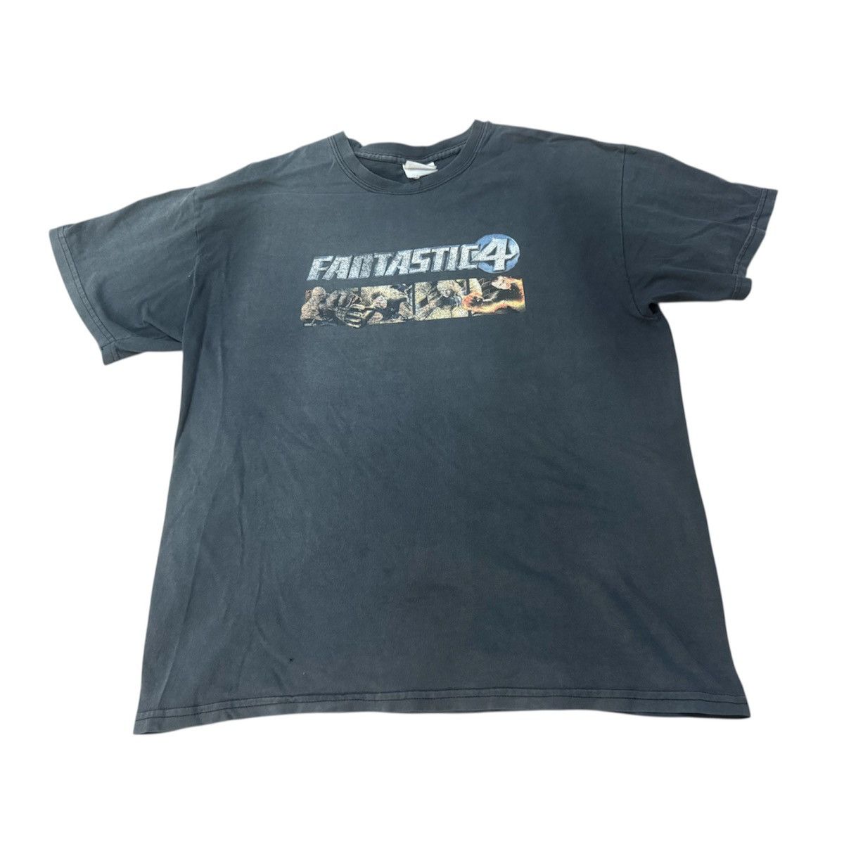 Vintage Distressed Vintage 2000s Fantastic 4 2005 Film T-Shirt Size US L / EU 52-54 / 3 - 1 Thumbnail