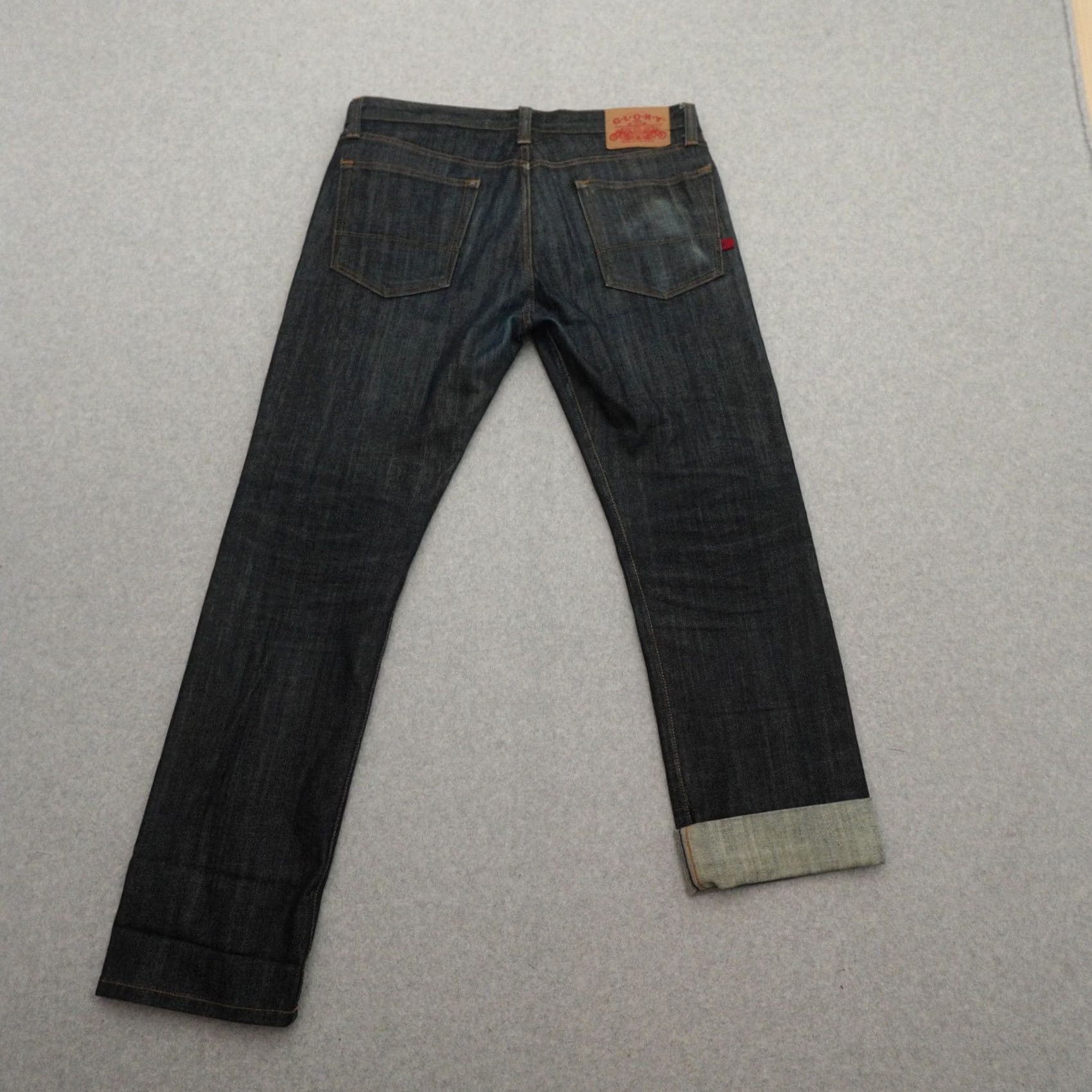 Vintage GLORY UTILITY Jeans 34 (34X31) Blue Denim USA Straight Men’s Jeans Blue Denim Size US 34 / EU 50 - 2 Thumbnail