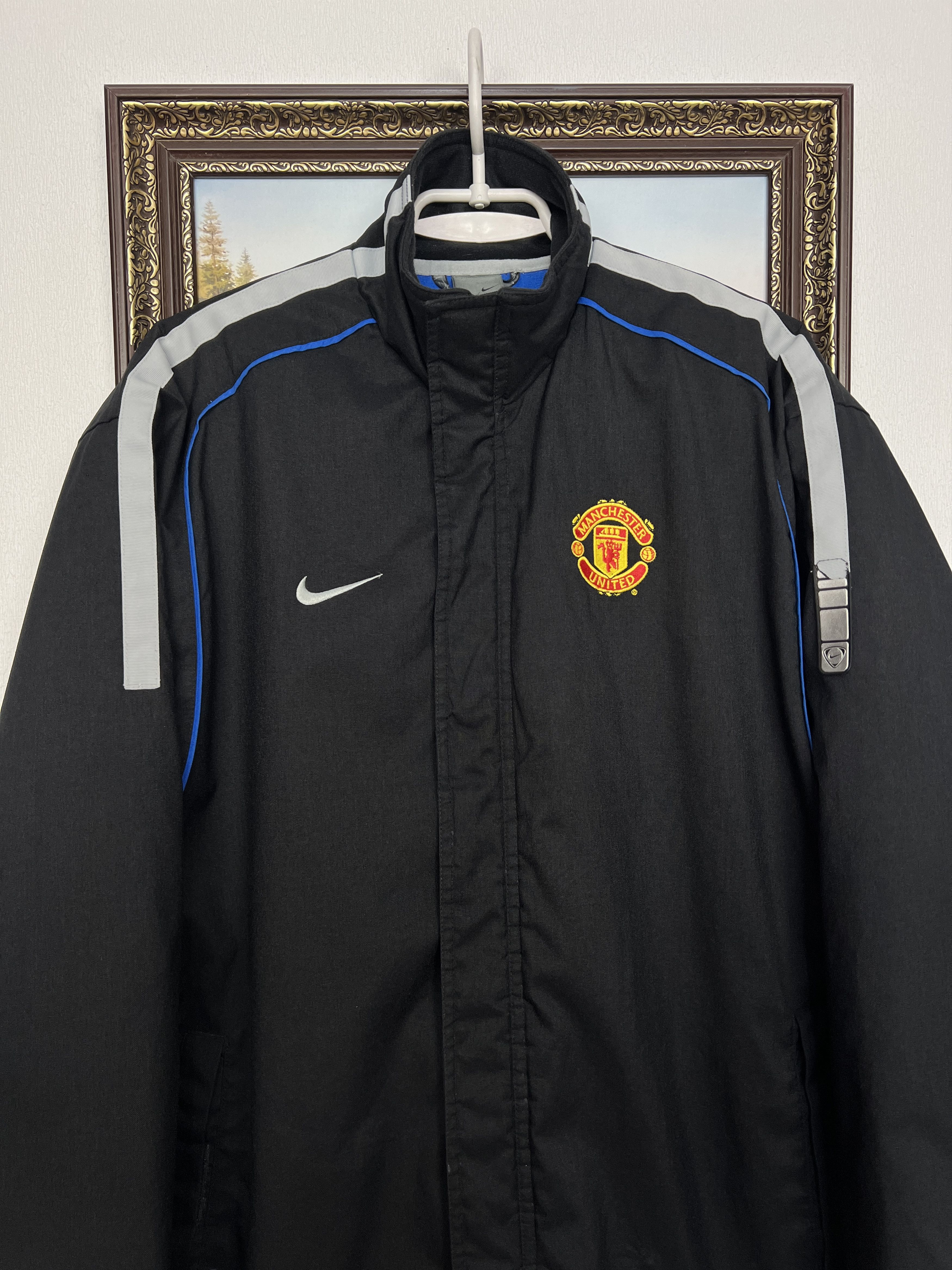 Nike Manchester United Football Padded Jacket Soccer Track Top Size US M / EU 48-50 / 2 - 2 Thumbnail