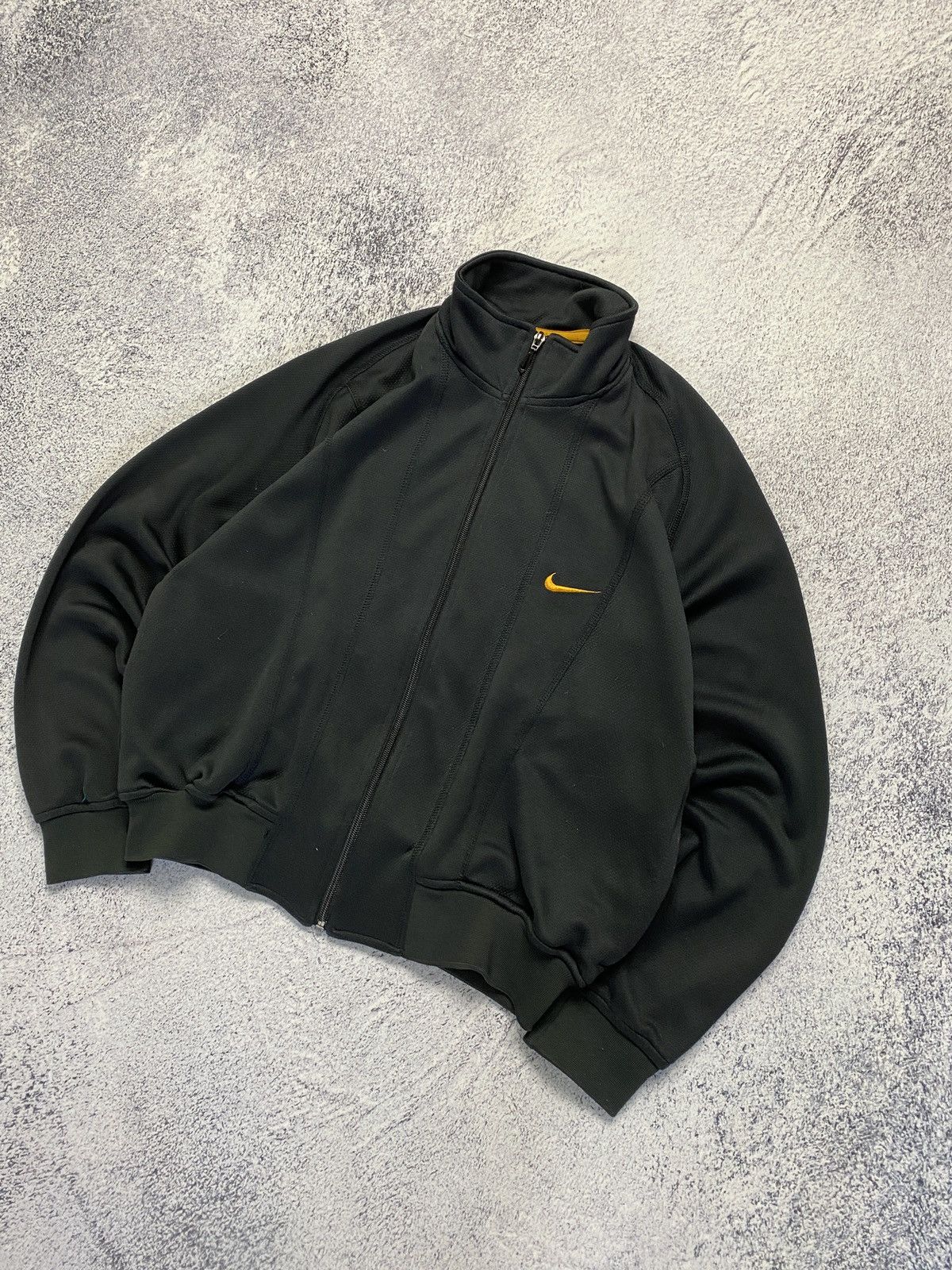 Nike Vintage Y2K Nike Drill Big Swoosh Track Jacket 90’s Size L / US 10 / IT 46 - 2 Thumbnail