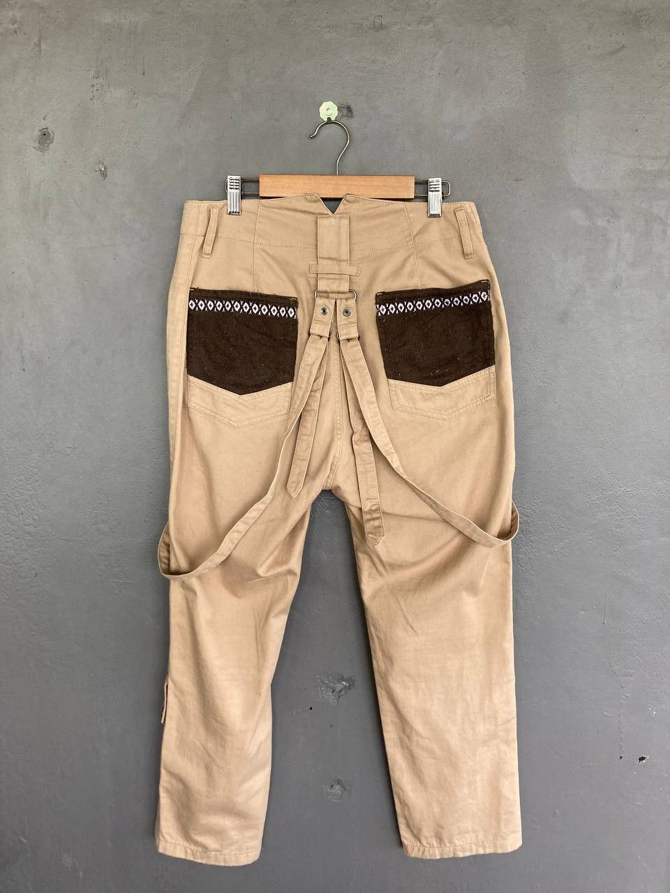 PPFM PPFM Chino Suspenders Trousers Size US 31 - 2 Thumbnail