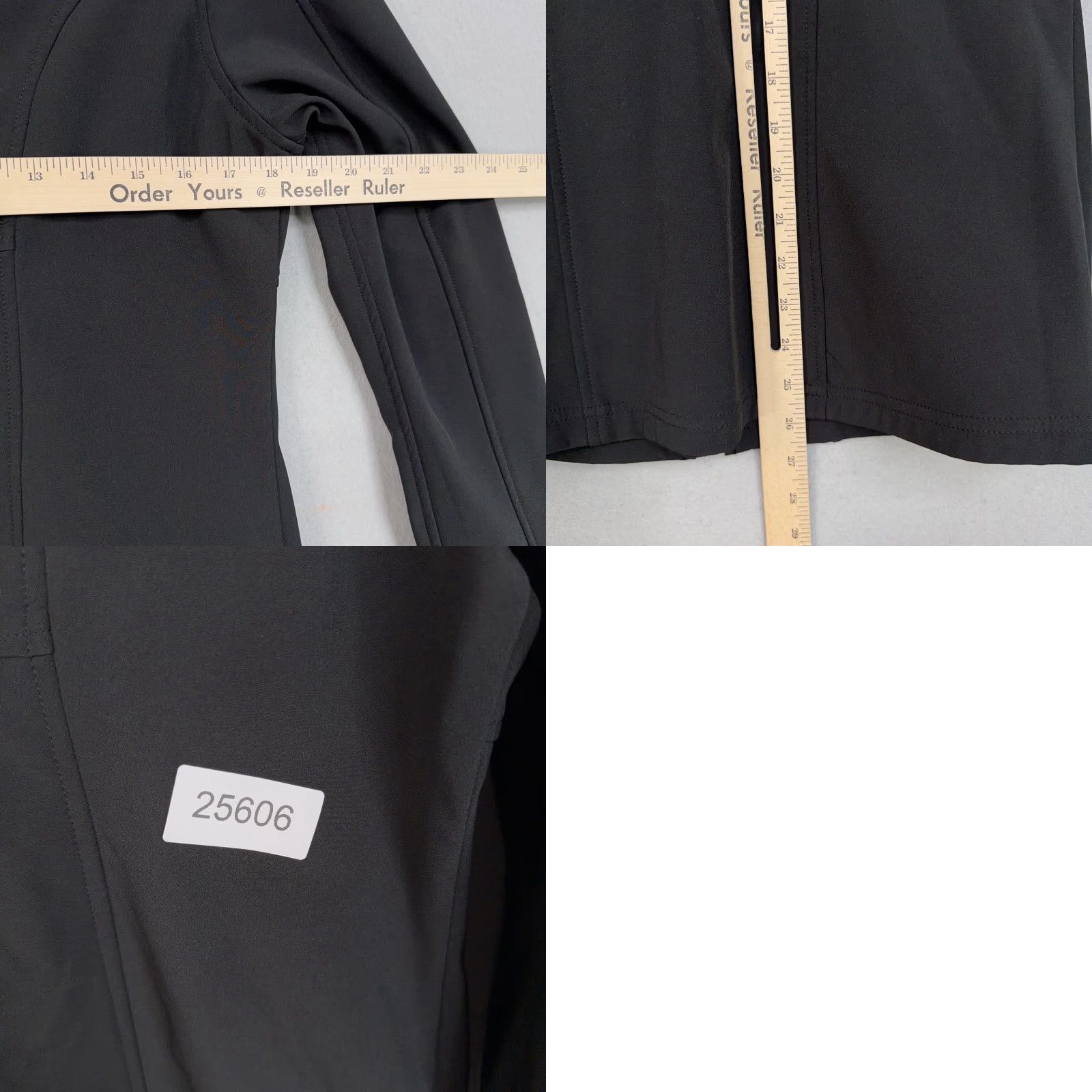 Prana VINTAGE PrAna Jacket Womens Medium Black Softshell Asymmetrical Button Zip Pockets Coat Size M / US 6-8 / IT 42-44 - 9 Thumbnail