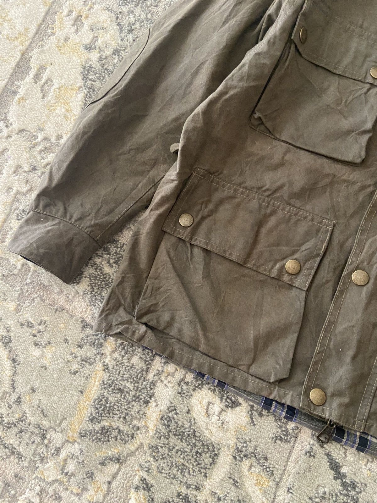 Belstaff BELSTAFF BIKER WAX JACKET Size US XXS / EU 40 - 4 Thumbnail