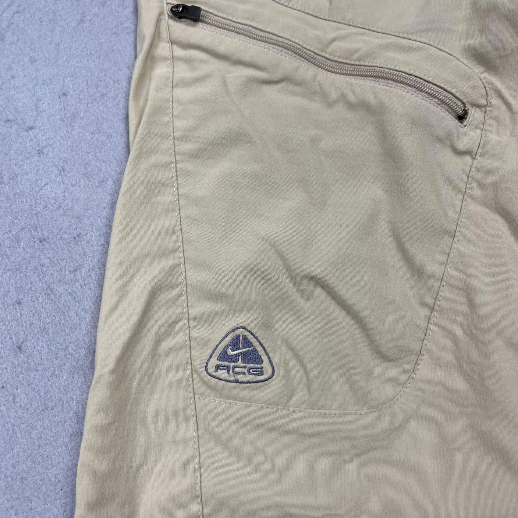 Nike Nike ACG Pants Womens M Beige Dri FIT Hiking Straight 31in Nylon Spandex Outdoor Track Pants Size 32" / US 10 / IT 46 - 4 Thumbnail