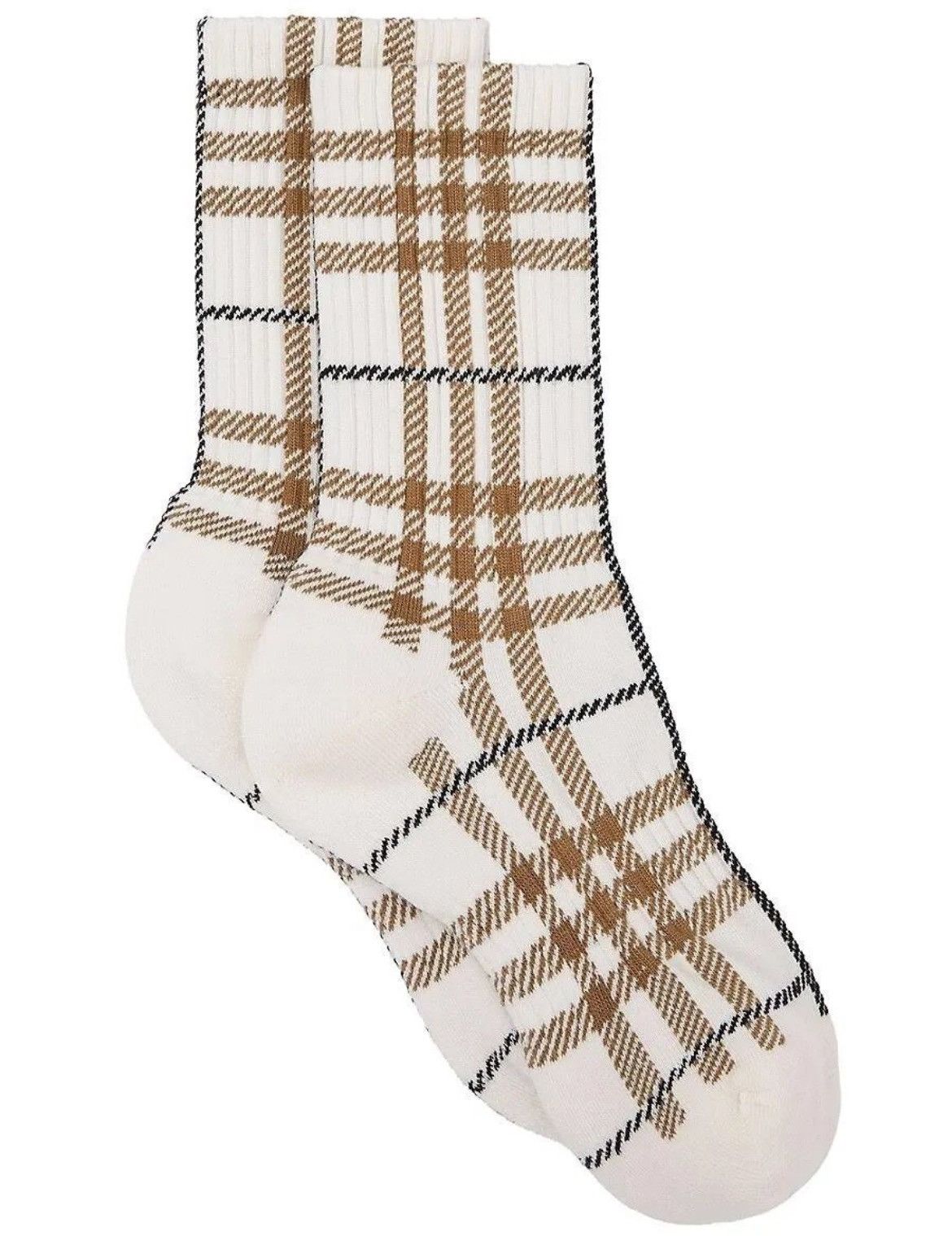 Burberry Burberry Burberry CHECK JACQUARD SOCKS SIZE LARGE Size ONE SIZE - 1 Thumbnail