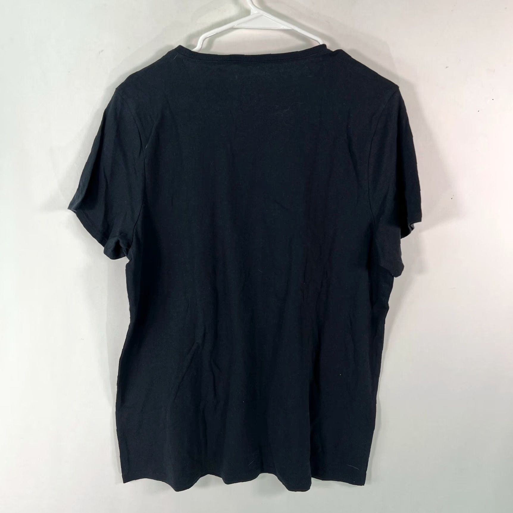 Vintage Simply Basic Women's Bon Voyage Graphic Tee - Size 36 - Black - Casual Short Sleeve T-Shirt Size XS / US 0-2 / IT 36-38 - 2 Thumbnail