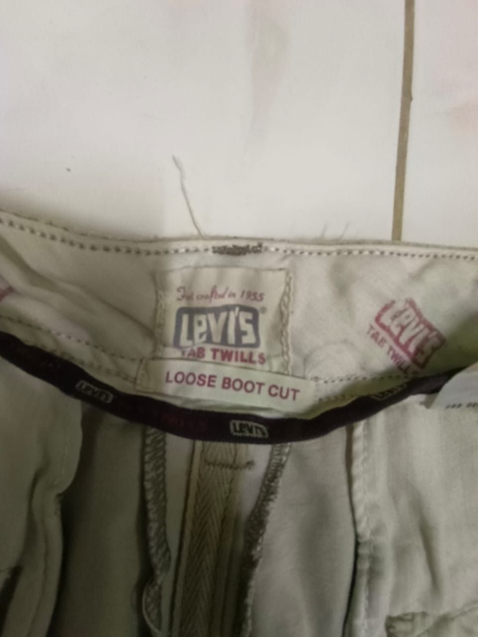 Levi's × Vintage Levis Tab Twills Loose Boot Cut Pants Vintage Size US 33 - 6 Thumbnail