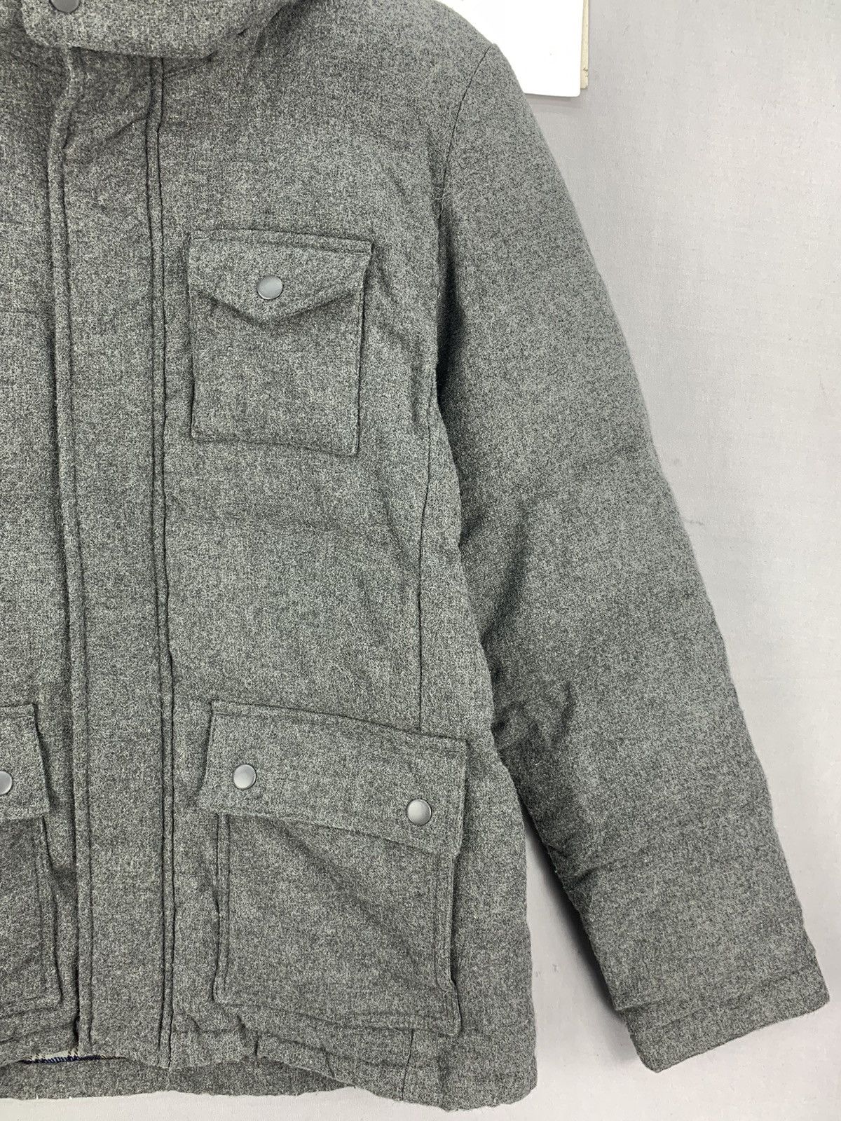 Ciaopanic Ciaopanic Wool Puffer Hoodie Down Jacket Size US M / EU 48-50 / 2 - 8 Thumbnail