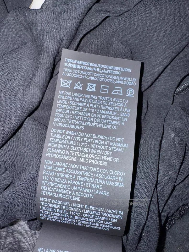 Saint Laurent Paris Saint Laurent Paris Crinkle Deep V Thin Mesh Underwear Shi Size US L / EU 52-54 / 3 - 5 Thumbnail