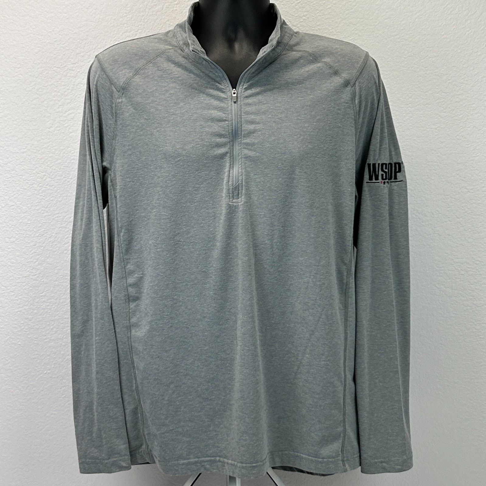 TravisMathew World Series of Poker 1/4 Quarter Zip Shirt WSOP L Large Size US L / EU 52-54 / 3 - 2 Thumbnail