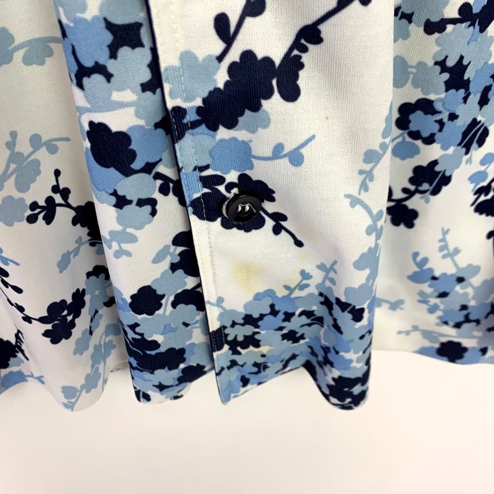 Vintage VINTAGE Joel California Shirt M White 70s Floral Polyester Saturday Night Fever Size M / US 6-8 / IT 42-44 - 6 Thumbnail