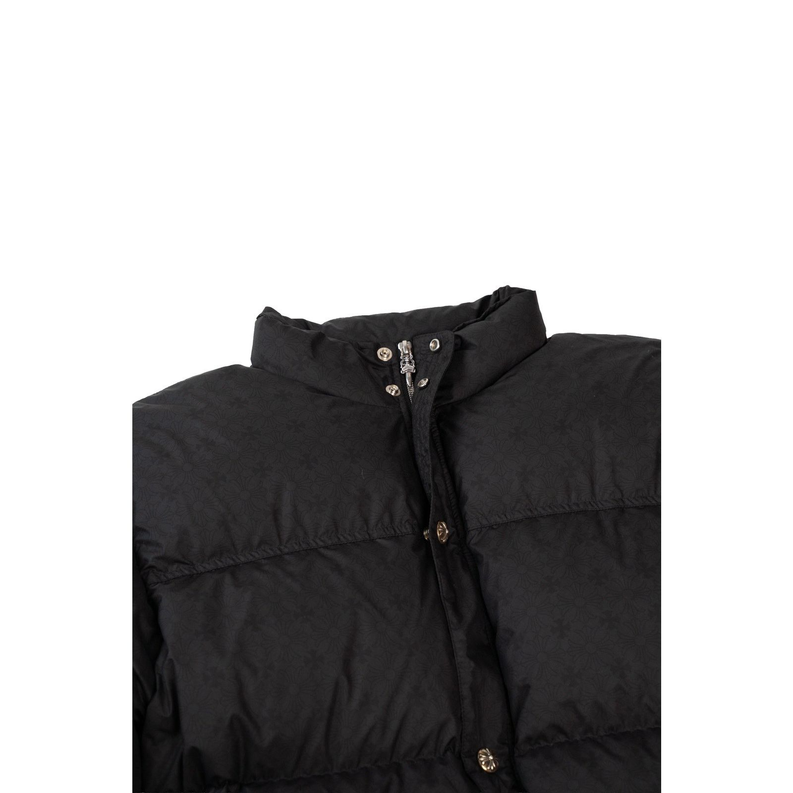 Chrome Hearts Black Monogram Cross Puffer Down Jacket Size XL / US 12-14 / IT 48-50 - 3 Thumbnail