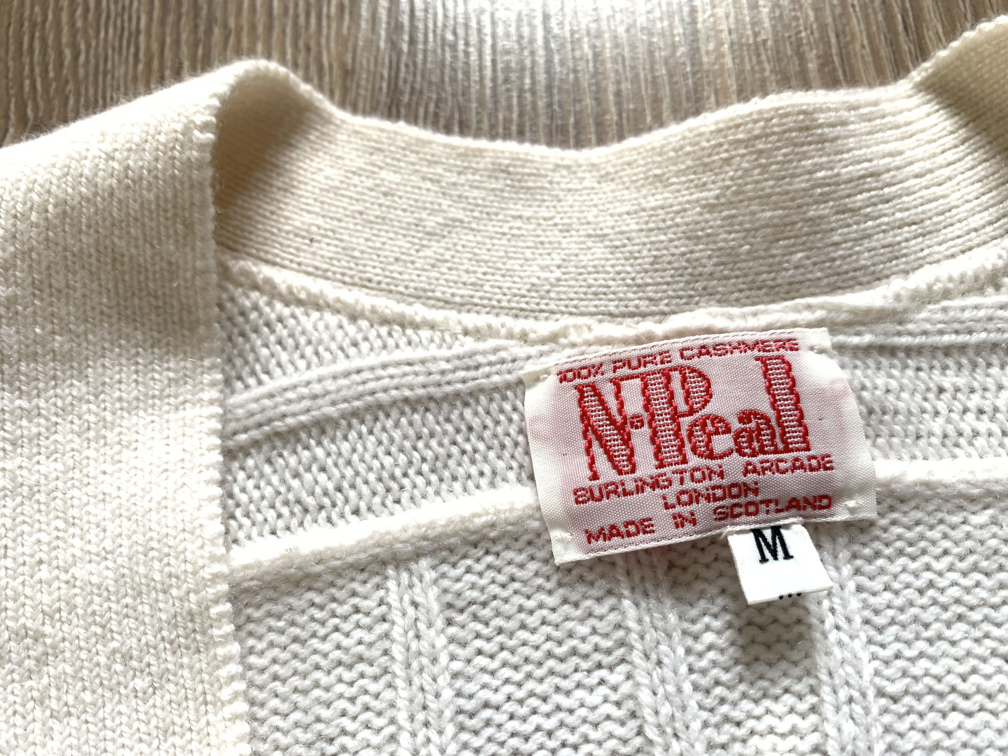 Designer × N.Peal × Vintage N Peal London Cashmere Knit Pocket Cardigan Size US M / EU 48-50 / 2 - 6 Thumbnail