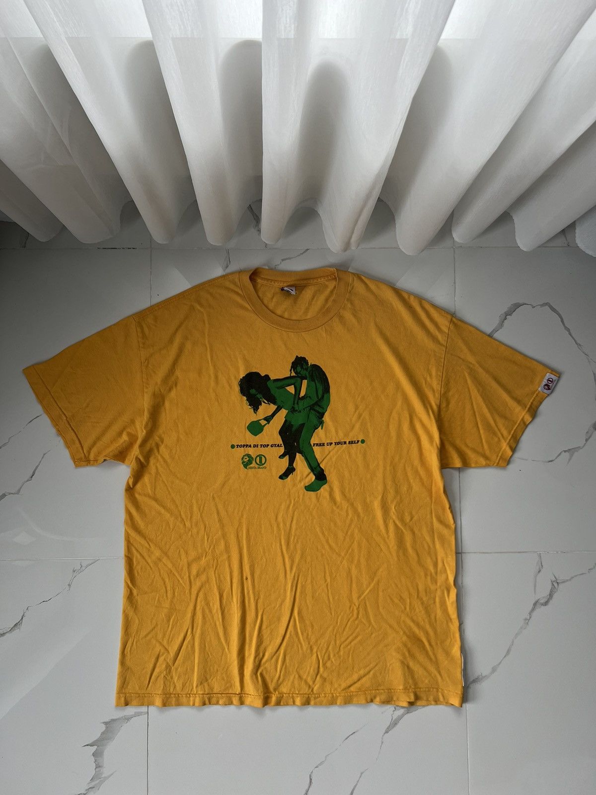 Vintage 90’s SEX TEE NESTA BRAND FREE UP YOUR SELF RARE Y2K Size US XXL / EU 58 / 5 - 1 Thumbnail