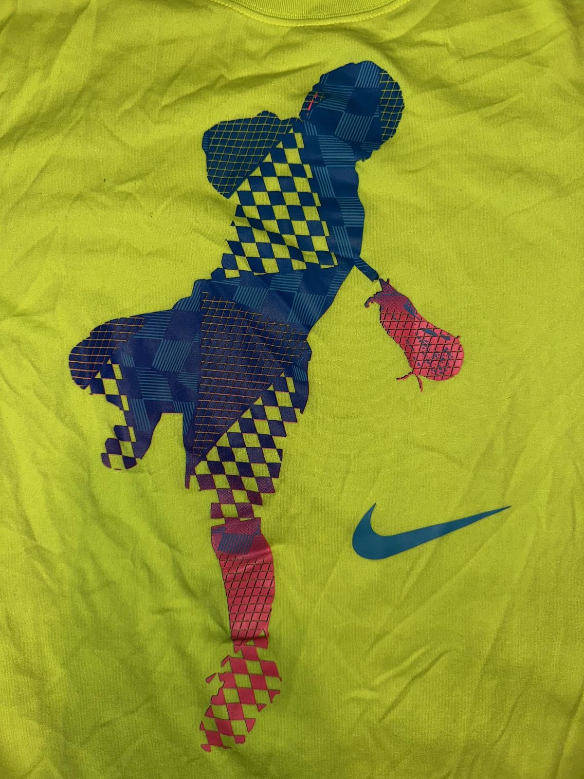 Nike Nike Men’s Dri-FIT S/S Lacrosse Yellow Player Silhouette Shirt Size US M / EU 48-50 / 2 - 3 Thumbnail