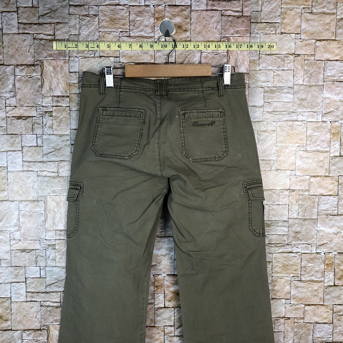 Japanese Brand Kiss Mark Cargo utility tactical Multipocket Pants #A983 Size 27" / US 4 / IT 40 - 12 Thumbnail