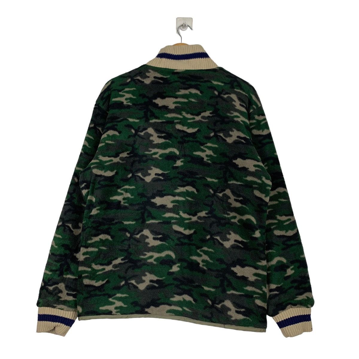 Japanese Brand FIRST PARKING Quilted Fleece Reversible Jacket #0946-C42 Size US M / EU 48-50 / 2 - 14 Thumbnail