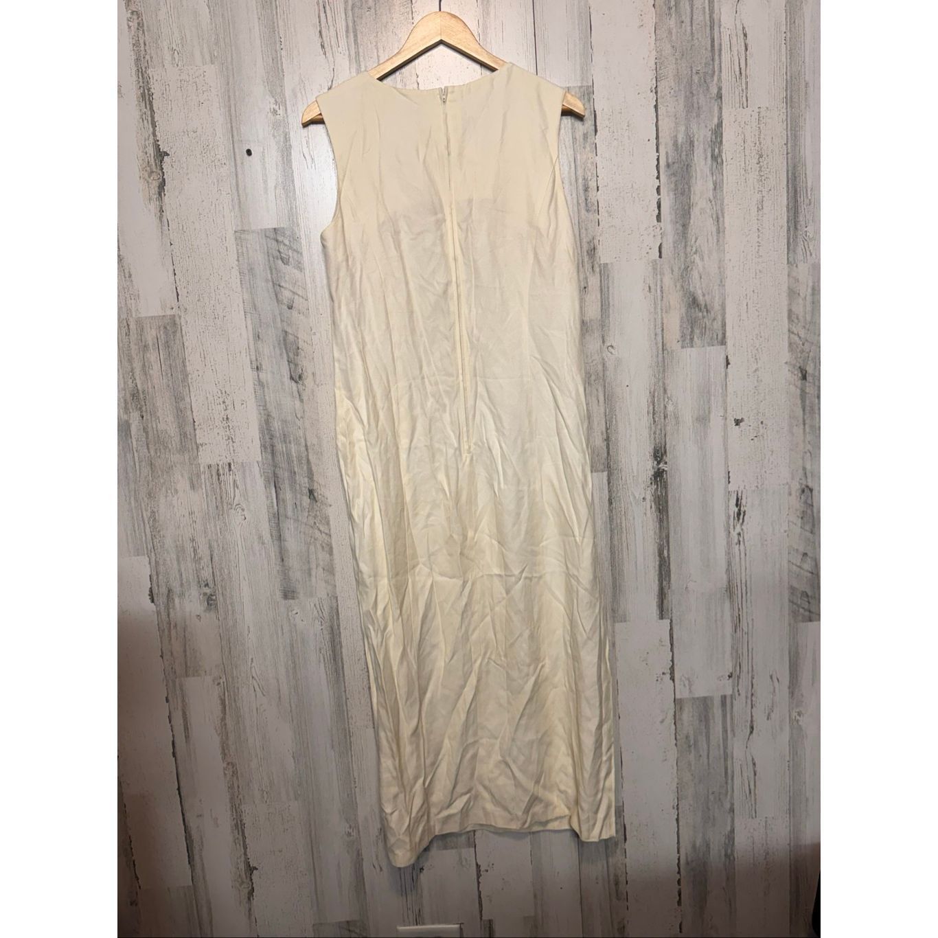Other Perceptions by Irene B. Sleeveless Cream Maxi Dress Women’s Size M / US 6-8 / IT 42-44 - 3 Thumbnail