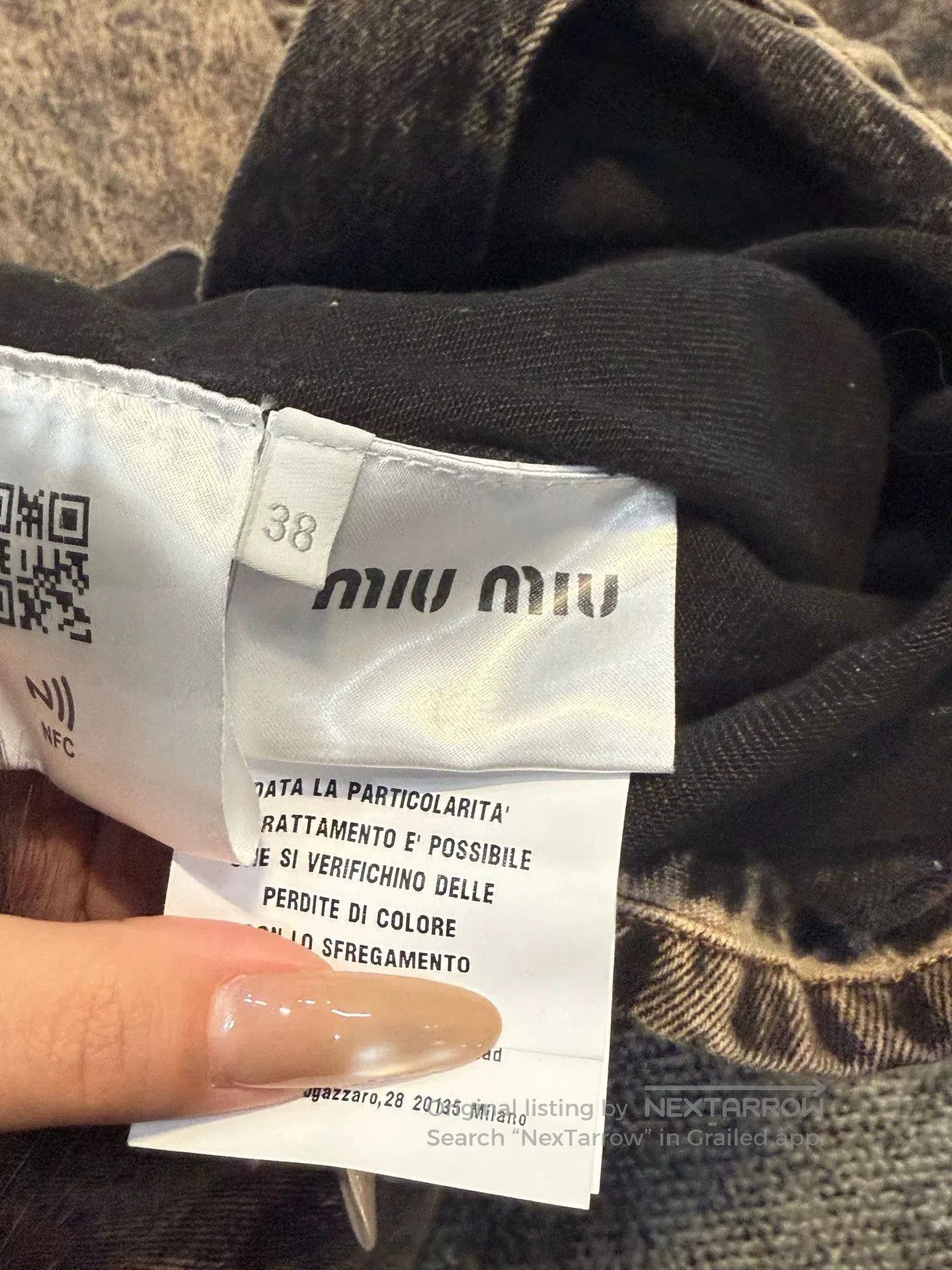 Miu Miu Miu Miu Vintage Denim Jacket. Size S / US 4 / IT 40 - 5 Thumbnail