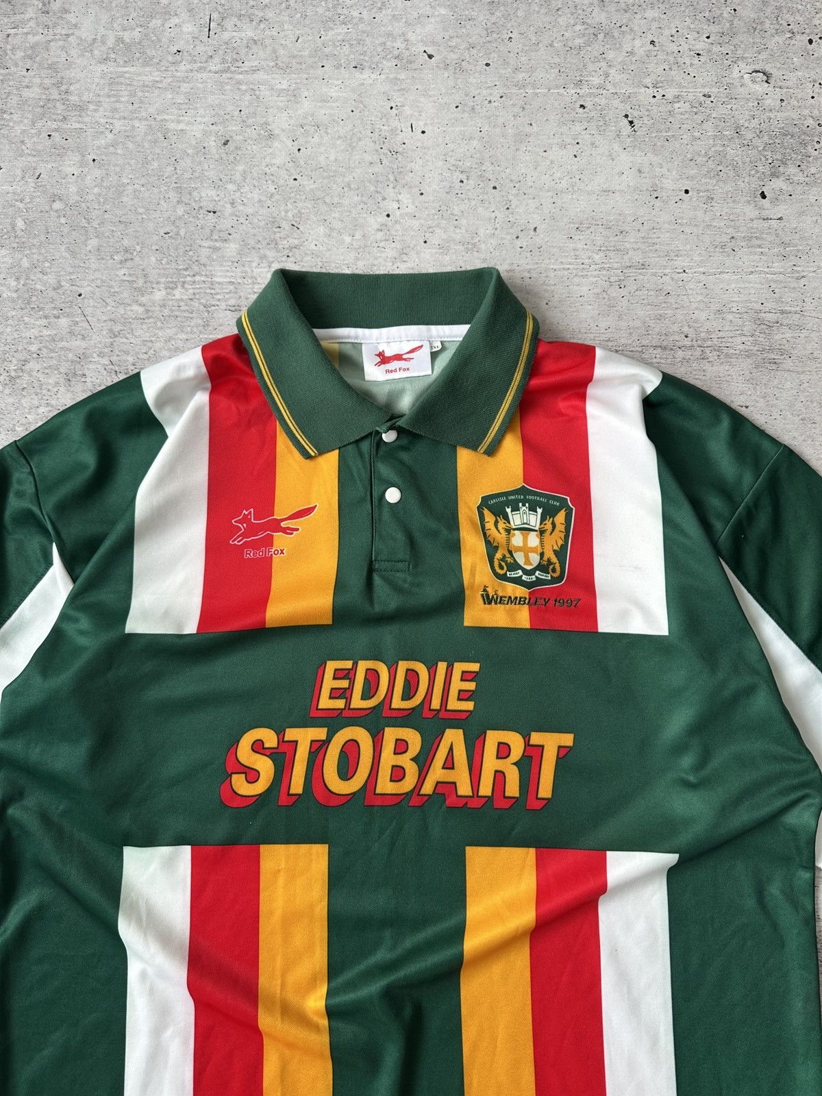 Vintage Carlisle United Away Football Shirt 1995/1997 Retro Jersey Size US XXL / EU 58 / 5 - 5 Thumbnail