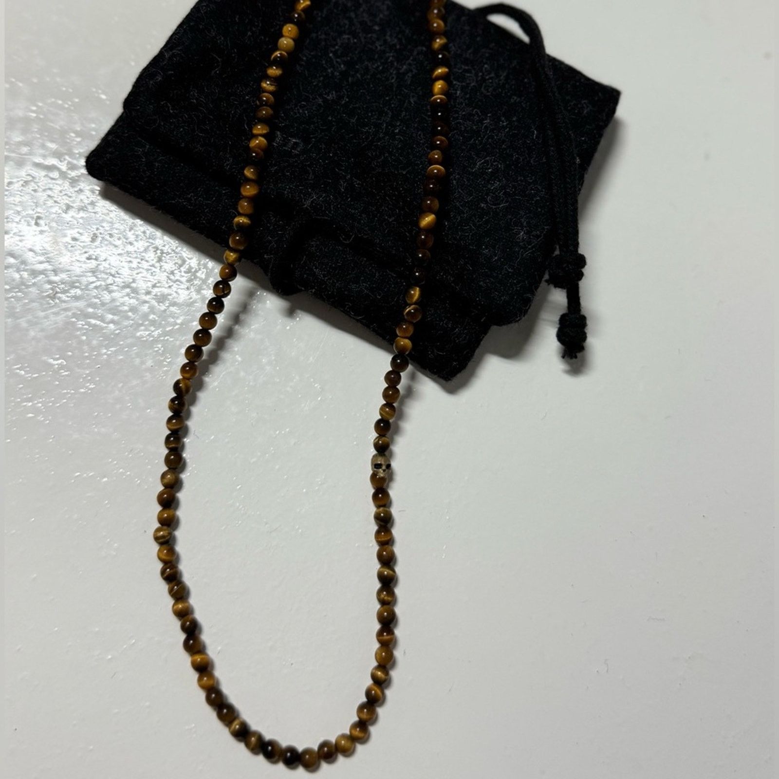 John Varvatos John Varvatos SKULL BEADED NECKLACE Size ONE SIZE - 3 Thumbnail