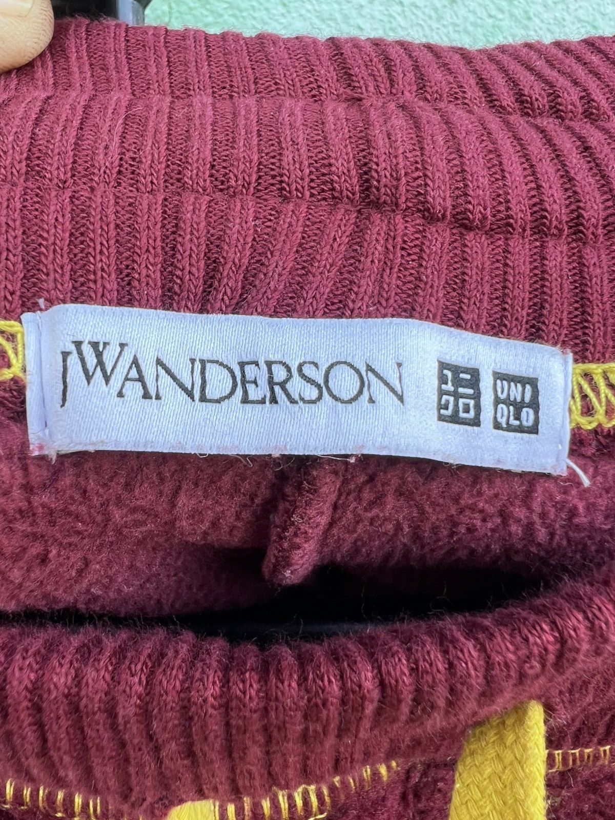 JW Anderson Uniqlo x JW Anderson Deep Burgundy Sherpa Fleece Pants Size US 34 / EU 50 - 2 Thumbnail