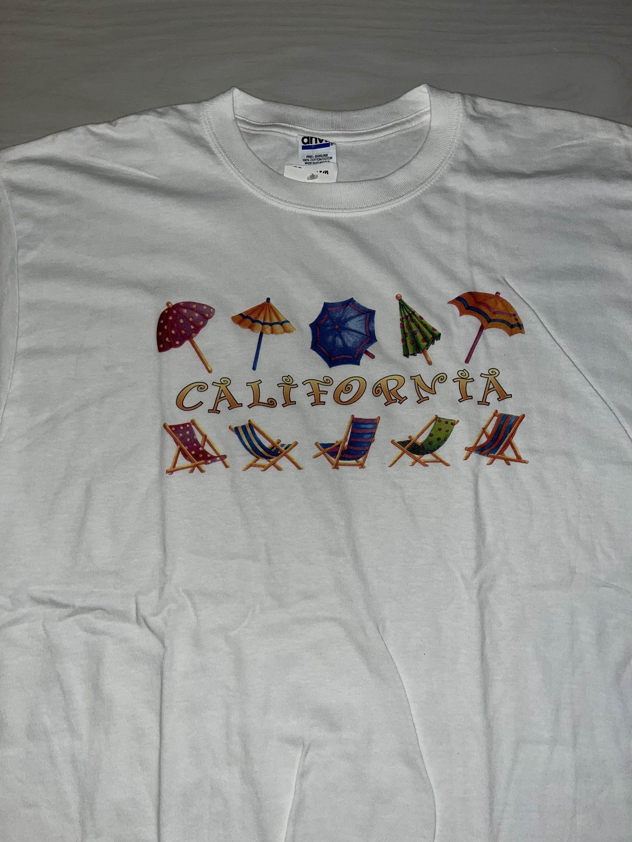Anvil × California Republic × Vintage Y2K Deadstock California Graphic T-Shirt Size US XL / EU 56 / 4 - 1 Thumbnail