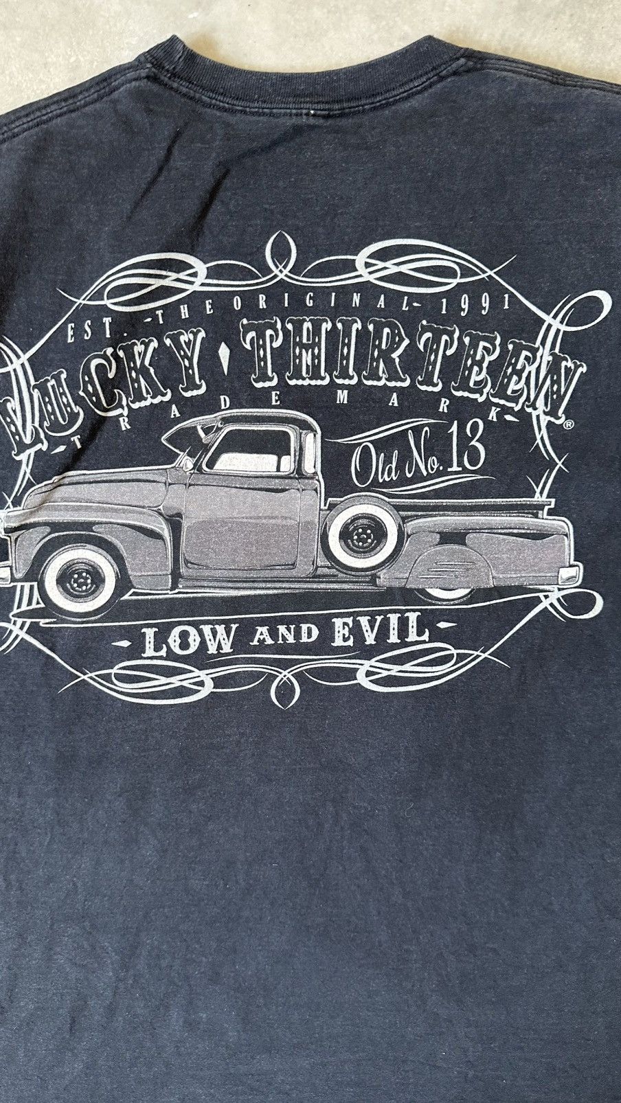 Vintage VINTAGE LUCKY THIRTEEN TEE Size US L / EU 52-54 / 3 - 6 Thumbnail