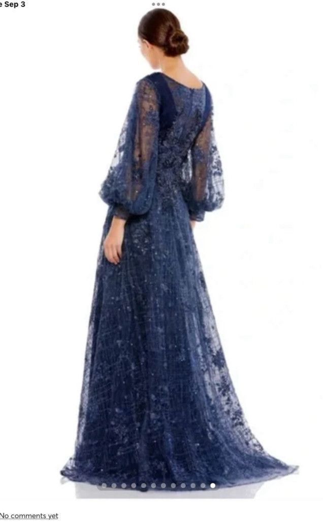 Mac Duggal Women's Unbranded Dress Blue Size 8 Size M / US 6-8 / IT 42-44 - 2 Thumbnail
