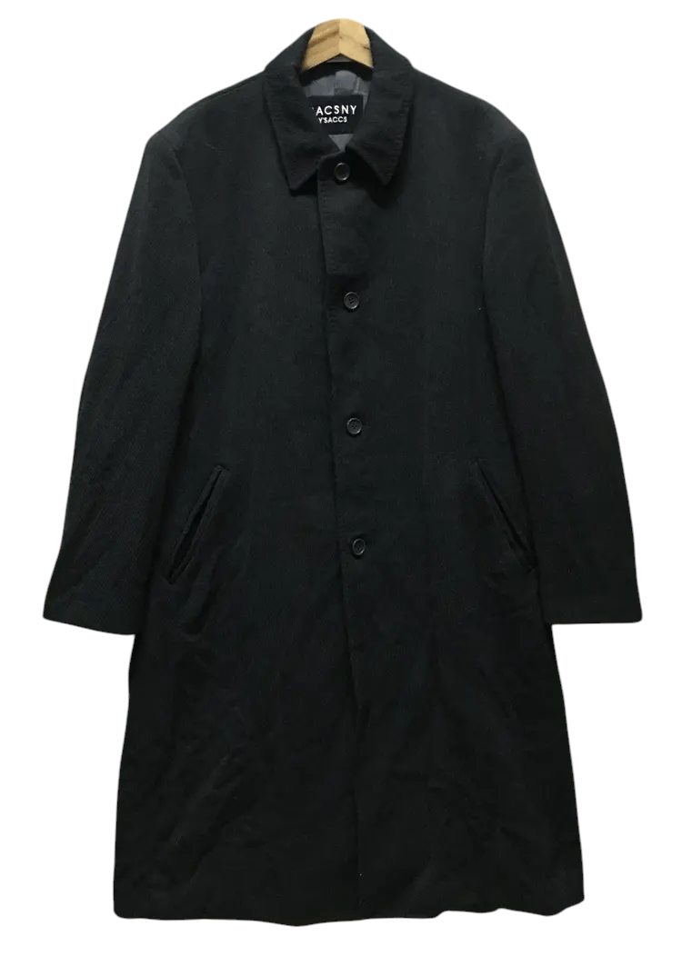 Yohji Yamamoto Sacsny Y'saccs by Yohji Yamamoto Wool Coat Size US L / EU 52-54 / 3 - 1 Thumbnail