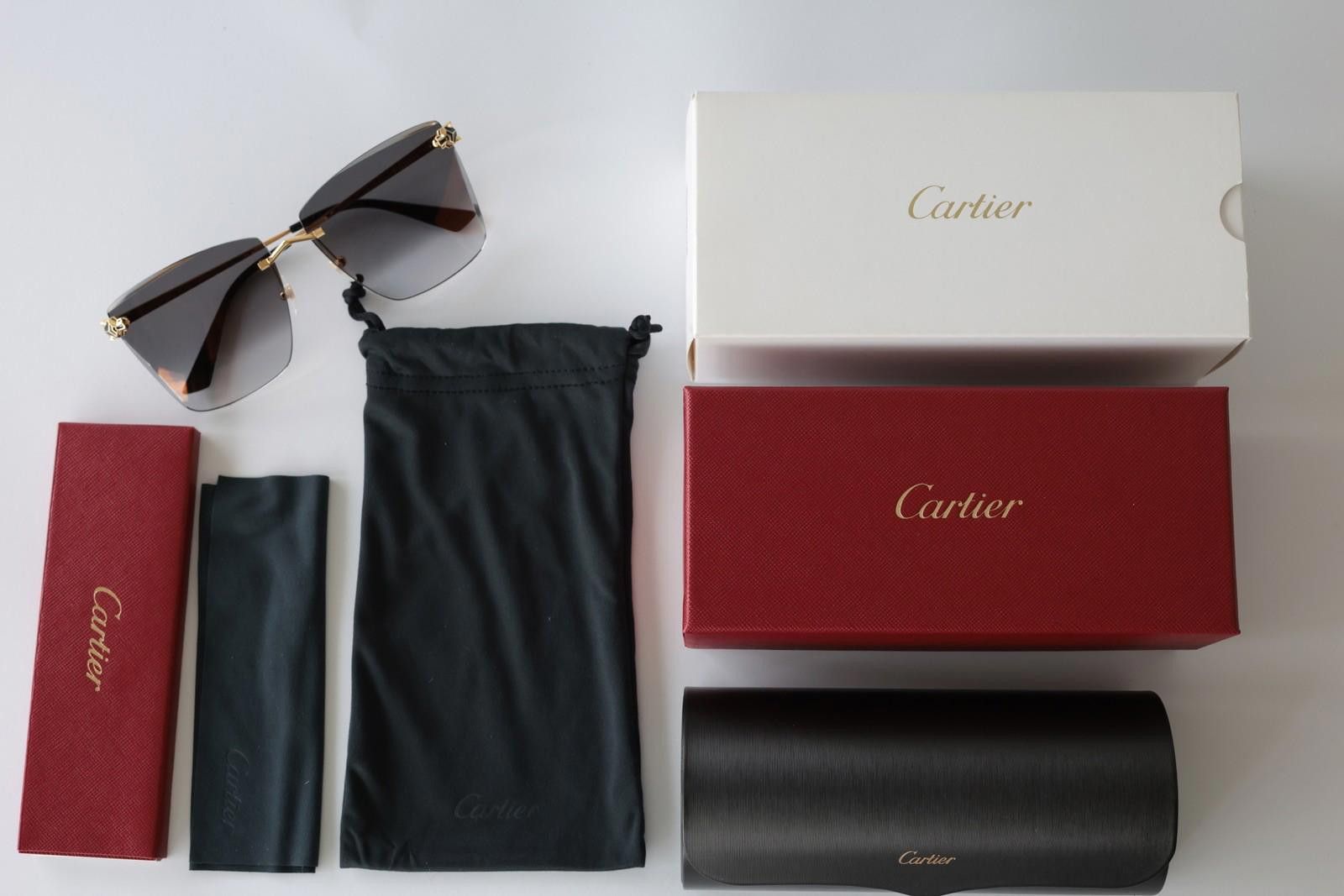 Cartier New Cartier eyewear optical sunglasses CT0397S 001 gold Size ONE SIZE - 7 Thumbnail