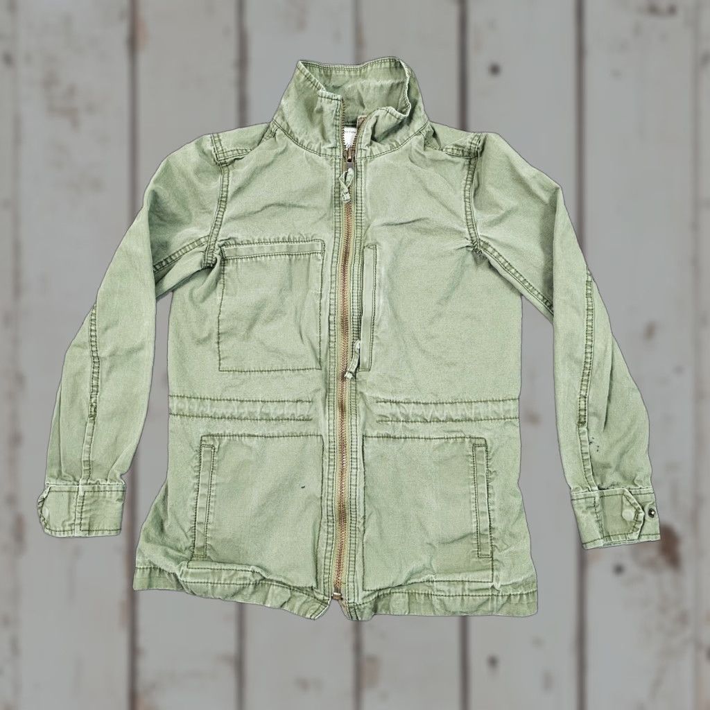 Madewell Madewell Jacket Women’s XS Green Field Military Full Zip Utility Adjustable Womens Size XS / US 0-2 / IT 36-38 - 1 Thumbnail