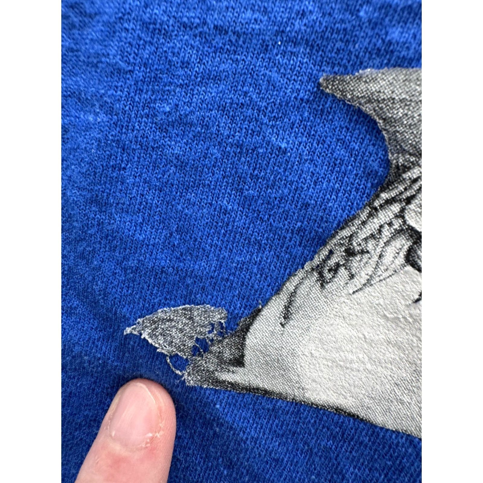 Vintage VINTAGE Biggy Threads Shirt Mens 2XL Blue Angel Guns Graphic Bandana Urban Tee XXL Mens Size US XXL / EU 58 / 5 - 7 Thumbnail