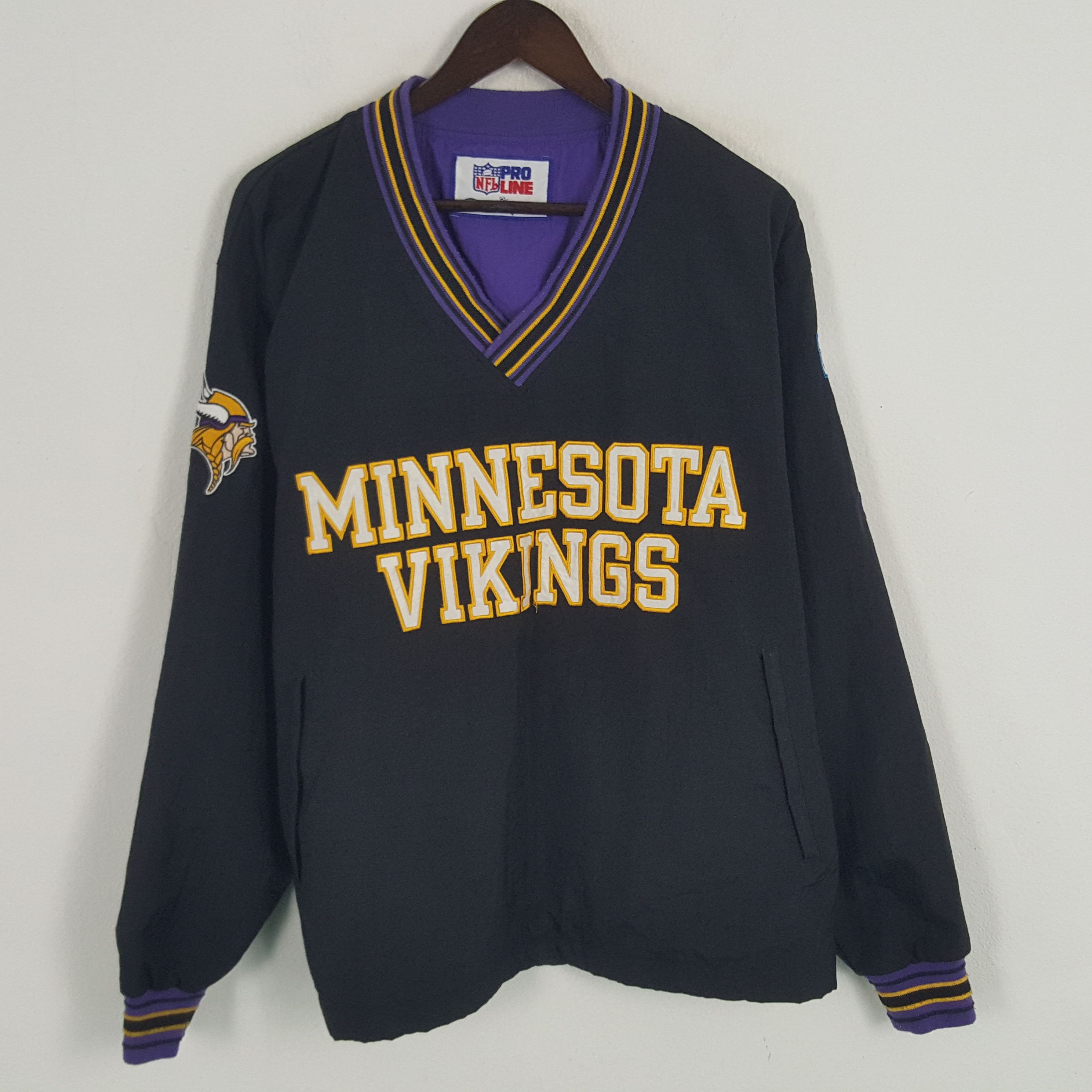 Champion × NFL × Vintage Vintage NFL X Champion Minnesota Vikings Jacket Size US XL / EU 56 / 4 - 1 Thumbnail