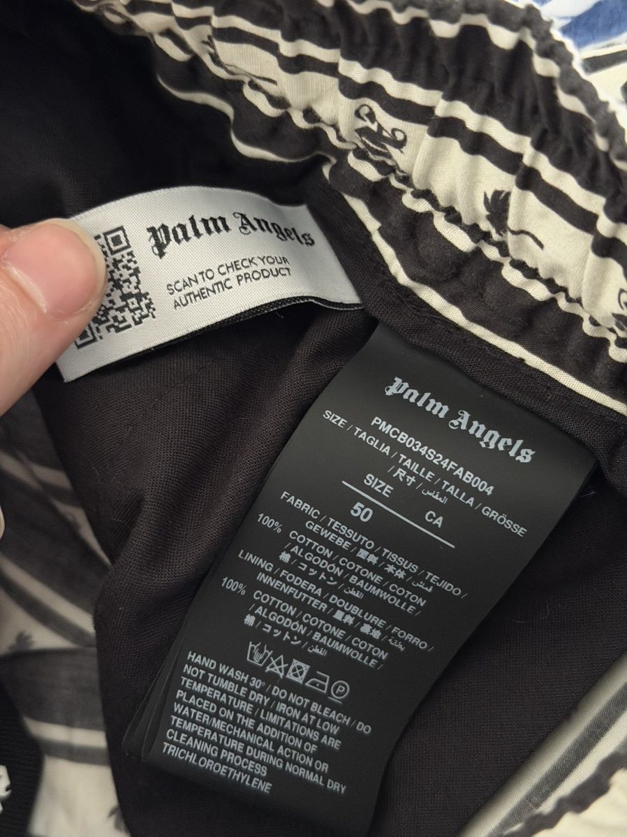 Palm Angels Palm Angles Monogram Printed Shorts Size US 32 / EU 48 - 4 Thumbnail