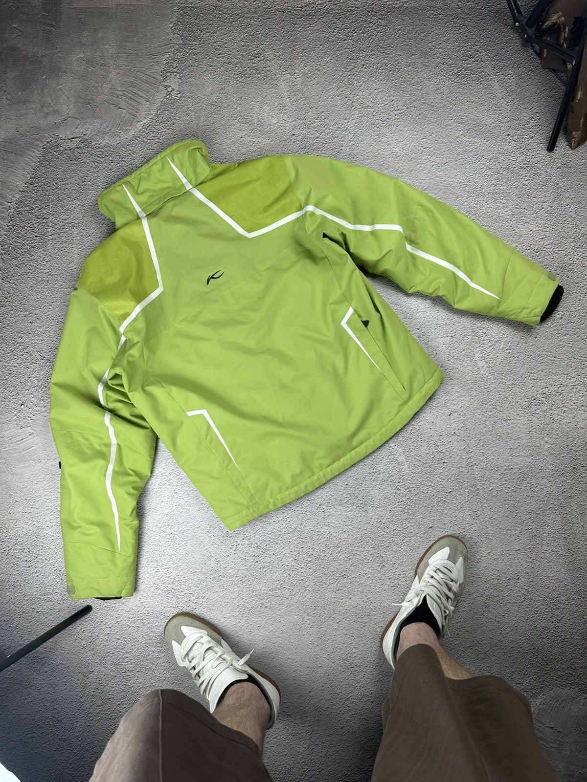 KJUS Kjus Ski Jacket Storm Hood Rain Coat Outdoor Gorpcore Style Size US L / EU 52-54 / 3 - 2 Thumbnail