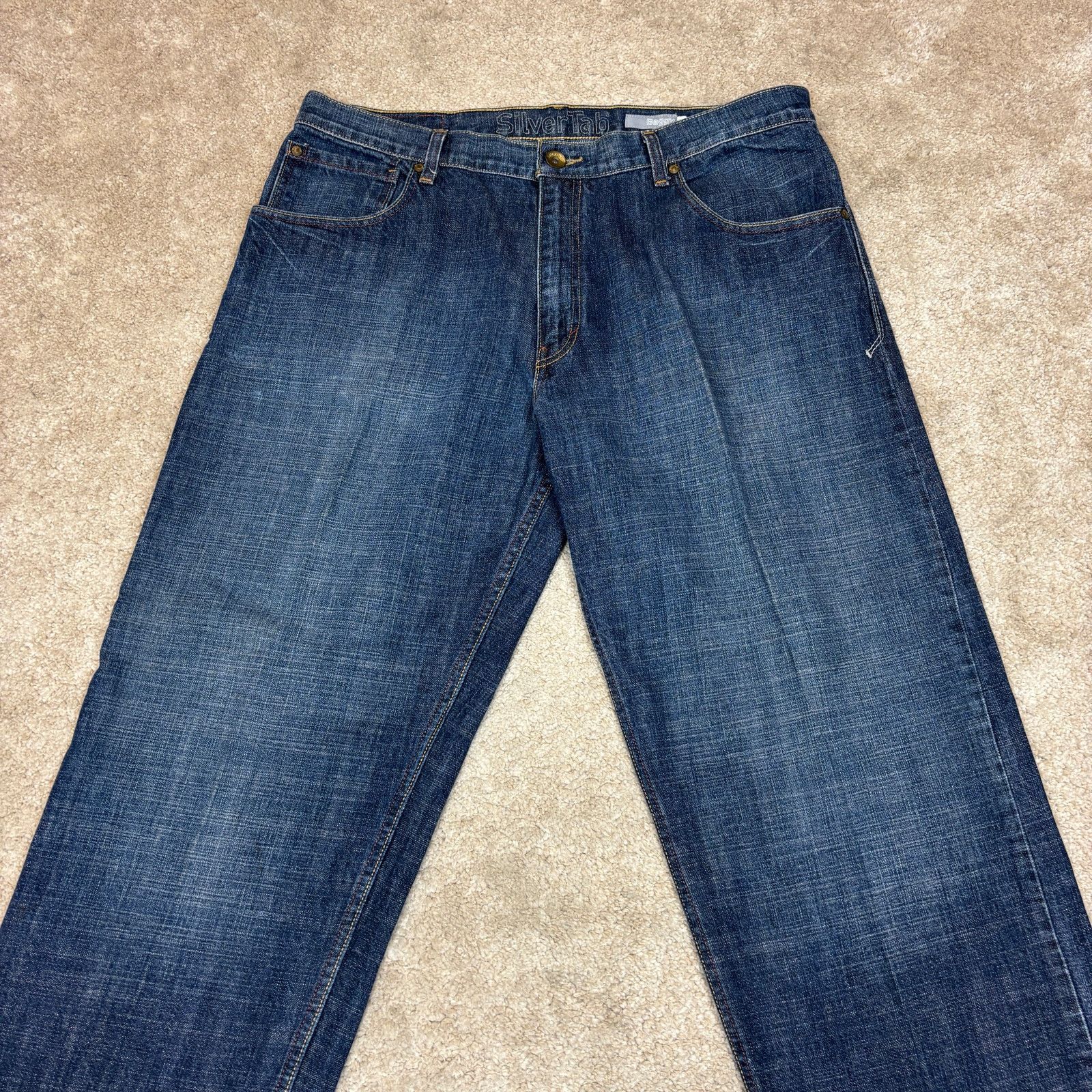 Levi's Vintage Y2K Levi's Silvertab Baggy Jeans Skate Men's 38x30 Size US 38 / EU 54 - 2 Thumbnail