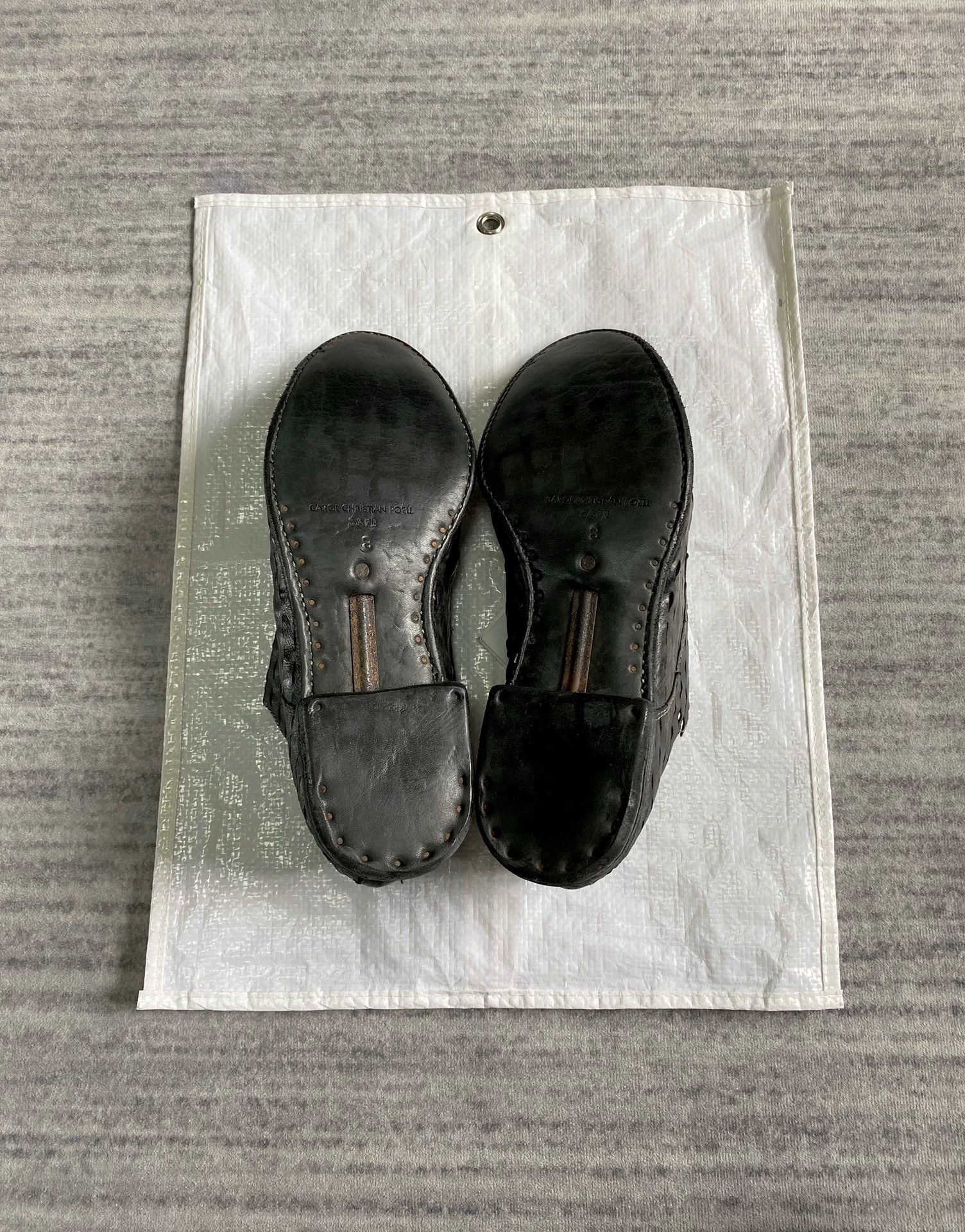 Carol Christian Poell CCP Laser-Cut Mesh Derby 19 US8 Kangaroo Leather New Size US 8 / EU 41 - 6 Thumbnail