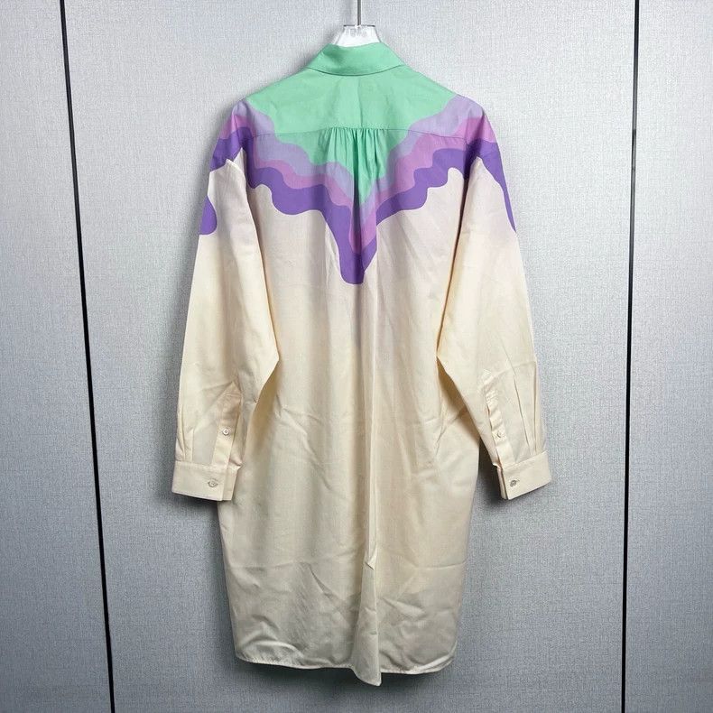 Loewe size32 Cullom color clash collar shirt